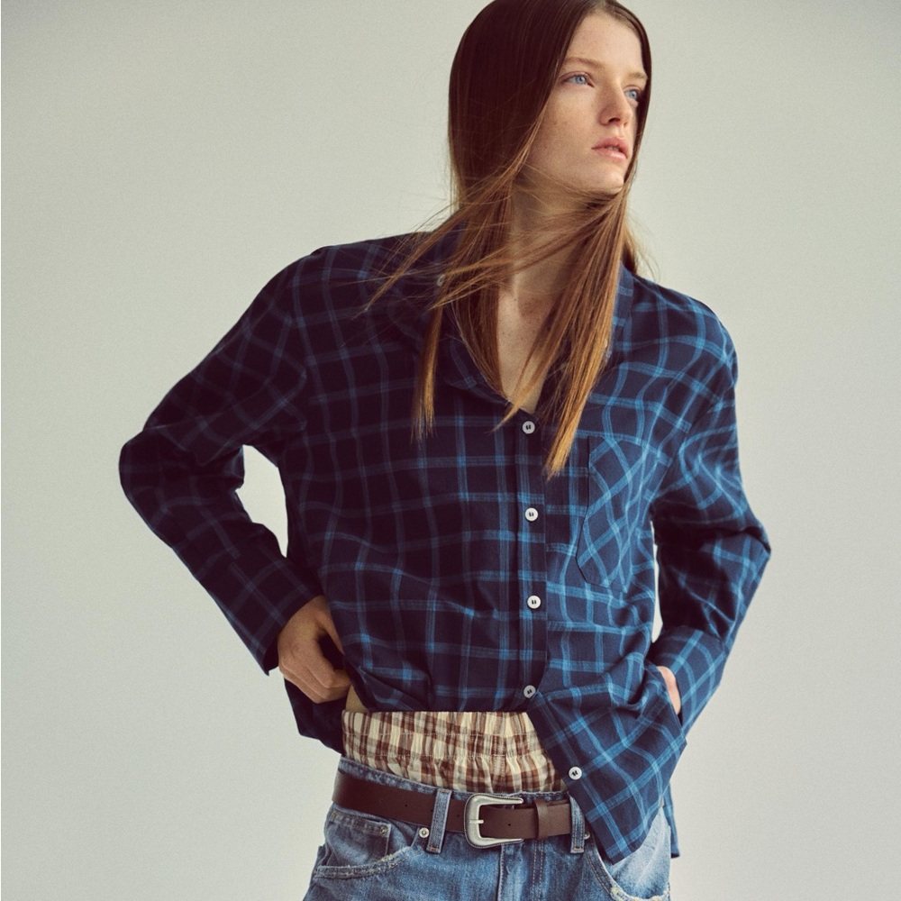 Zara Light Blue button-down shirt - Picture 2 of 9